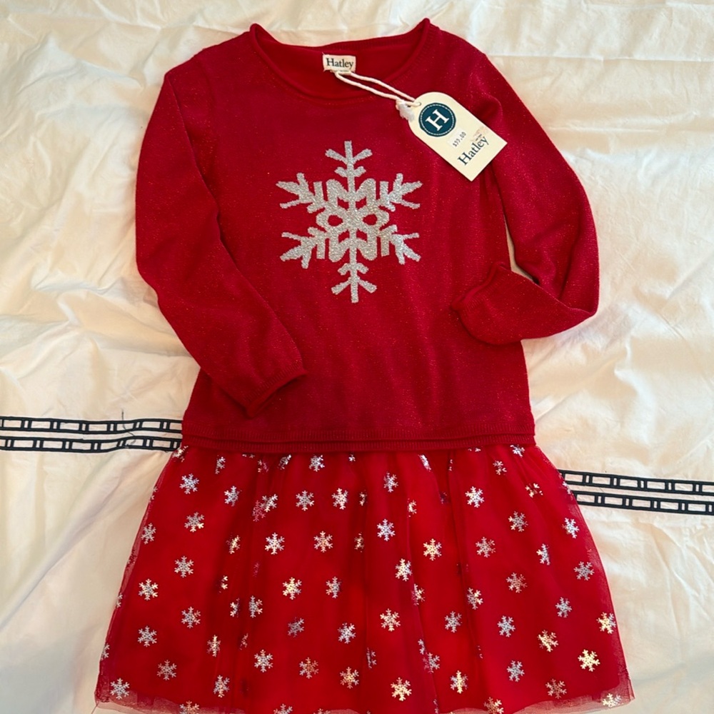 NWT Harley snowflake Christmas  dress